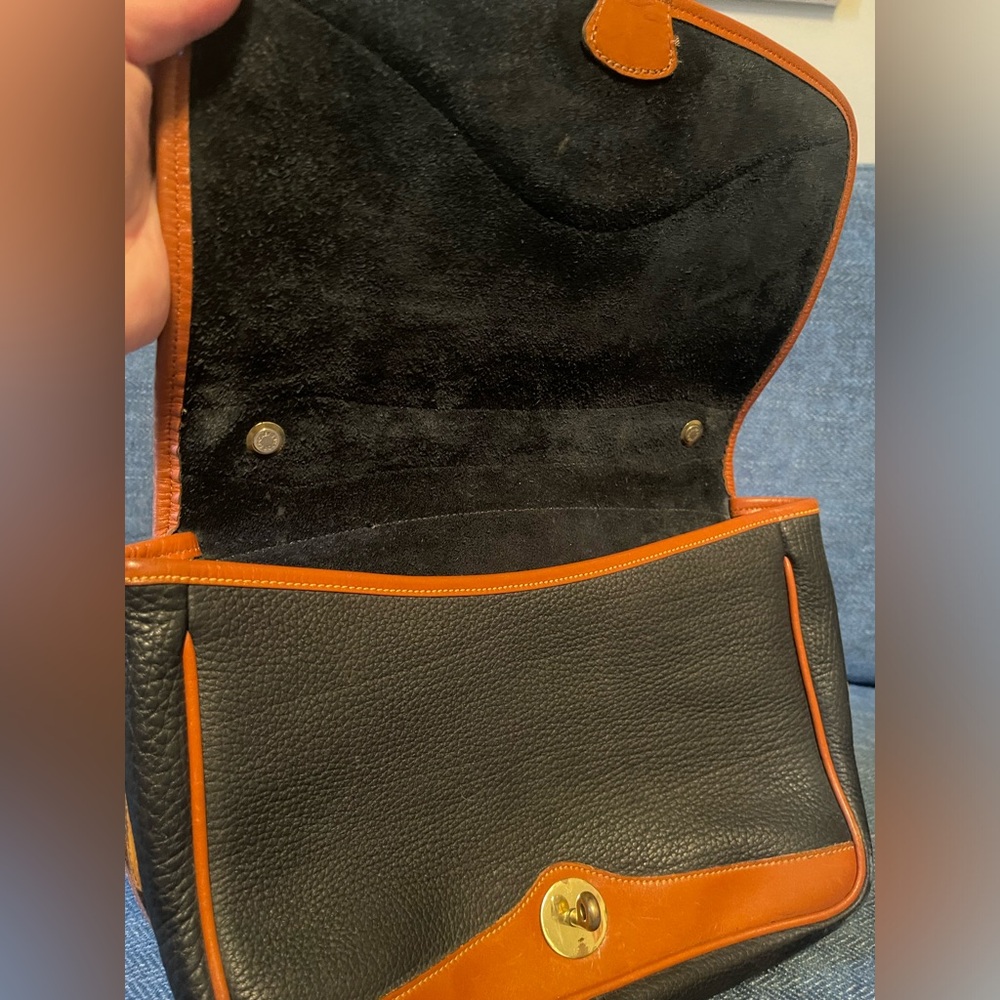 Vintage Dooney & Bourke All Weather Leather Carrier Bag Medium Sized - Picture 11 of 17